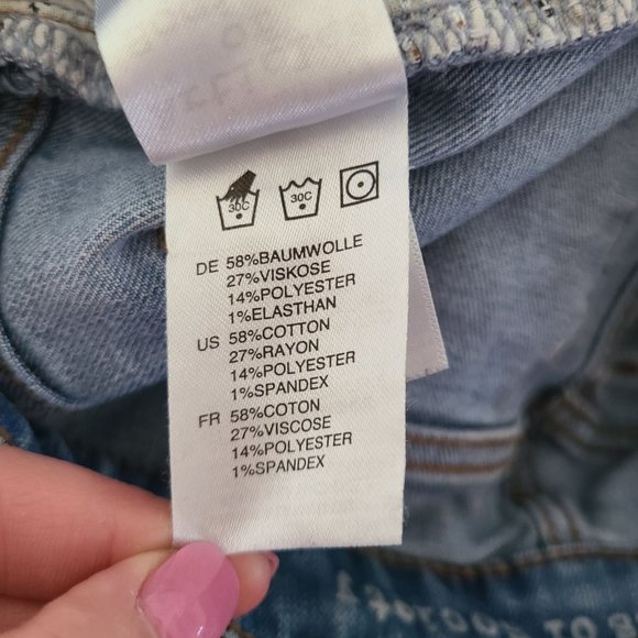 Articles of Society US Women Sz 25 Sarah Skinny Fit Light Wash Jeans Distressed - Picture 8 of 12